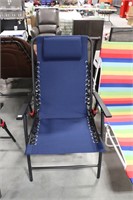 NEW MAINSTAY BLUE BUNGEE CHAIR