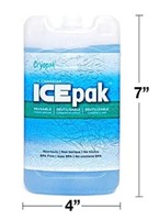 Cryopak ICEpak IP100 4x7x1.5 in. Reusable Ice Pacs