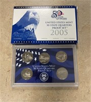 2005  UNITED STATES MINT QUARTERS PROOF SET