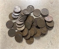 50 WHEAT PENNIES