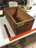hand crafted wood box