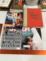 3 Life magazines & 1 Life book
