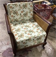 Very nice - caned sides & back chair