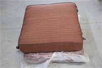 TWO NEW PATIO CHAIR CUSHIONS 24"X23"
