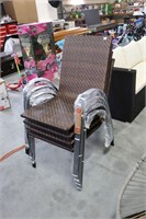 FOUR NEW PATIO CHAIRS
