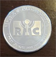 One Ounce Silver Round: RMC
