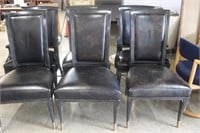 6 LEATHER CHAIRS
