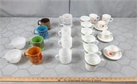 Royal Alma Mugs, Pyrex Mugs, Etc