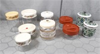 Cookie Jar, Cracker Jar, And Canisters