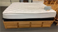 Queen Sleep Number Bed W/ Platform & Drawers
