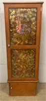 Display Case with Painted Glass
