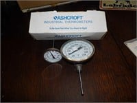 2 Ashcroft Commercial Thermometers