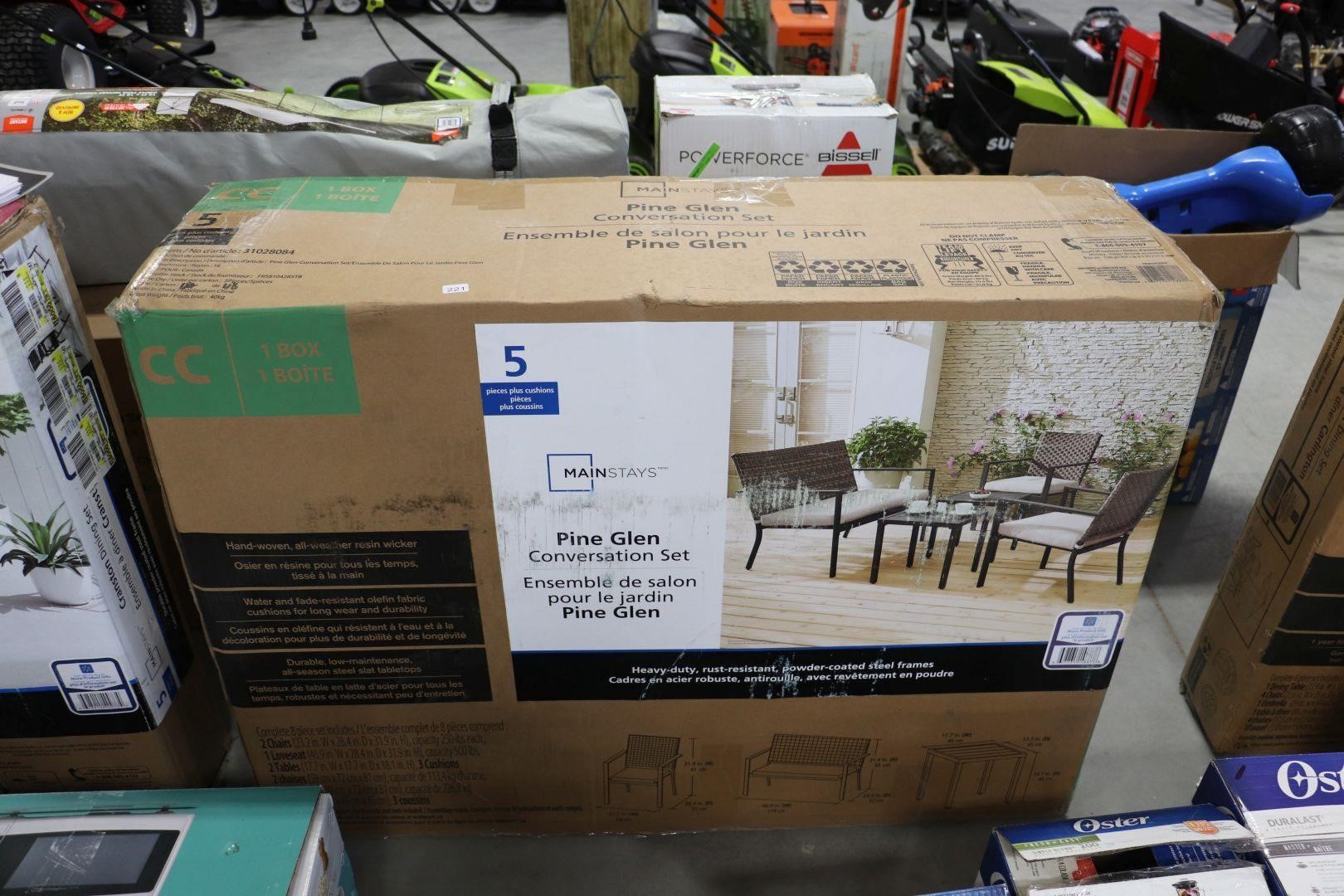 NEW PATIO FURNITURE, LAWN & GARDEN AUCTION-AUGUST 10th @ 6pm