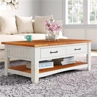 Kinsella Coffee Table With Storage Natural