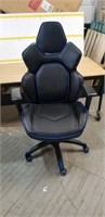 Blk/blue Gaming Chair With Gas Lift