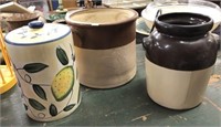 Crock, Crock-like Container And Cookie Jar