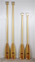 (2) NOS Vintage Gaviness Feather Brand Boat Oars