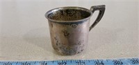 Child's cup marked Sterling total weight 50 g