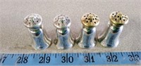 4 shakers marked Sterling