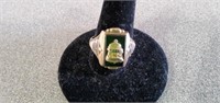 Class ring marked Josten 10K 1950 East