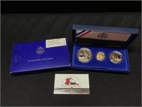 1986 Three Coin Statue of Liberty Set