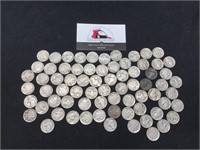 Group of 72 Buffalo Nickels 1920's-1930's