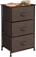 mDesign Storage Dresser End/Side Table Night