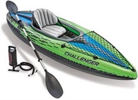 New Intex Challenger K1 Kayak Inflatable Set