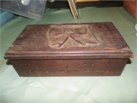 Vintage Handmade Special Things Ironwood Box