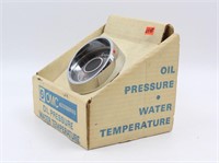 Vintage OMC Oil Pressure Water Temperature Gauge