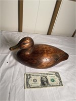 Early wooden duck decoy