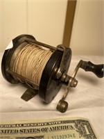 Vintage fishing reel 1878 golden west with