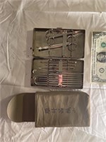 WW2 Japanese surgical instrument kit