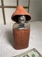 Whisky flask w/ leather case - Spairo harness