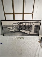 Wright Brothers print on board