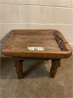 Primitive wood table