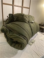 Down filled Korean War GI sleeping bag