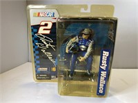 Rusty Wallace Action Figure on Card