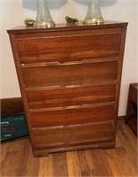 Vintage Wooden Chest of Drawers Dresser