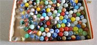 Marbles and marble bag