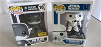 Pop heroes the Flash and storm trooper both new