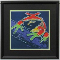 Tree Frog Giclee Print Plate Signed By Andy Warhol