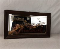 TENNESSEE WHITE RYE WHISKEY MIRROR SIGN - 28"×16"