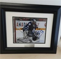 SIGNED JAMES REIMER FRAMED PRINT - 18" X 15"