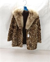 OCELOT & FOX FUR JACKET - EXCELLENT CONDITION