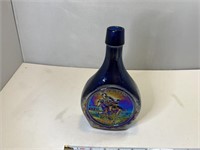 Blue Iridescent 1971 Midnight Ride Wheaton Bottle