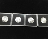 1963-1966 SILVER CANADIAN 25 CENT COINS