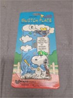 1965 Snoopy Switch Plate New In Package