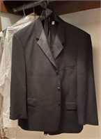 Men's Pierre Cardin Black Tuxedo, Complete