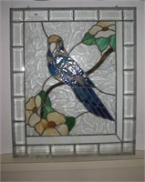 Beveled / Stained Glass Parrot - 20 x 25 *Slight